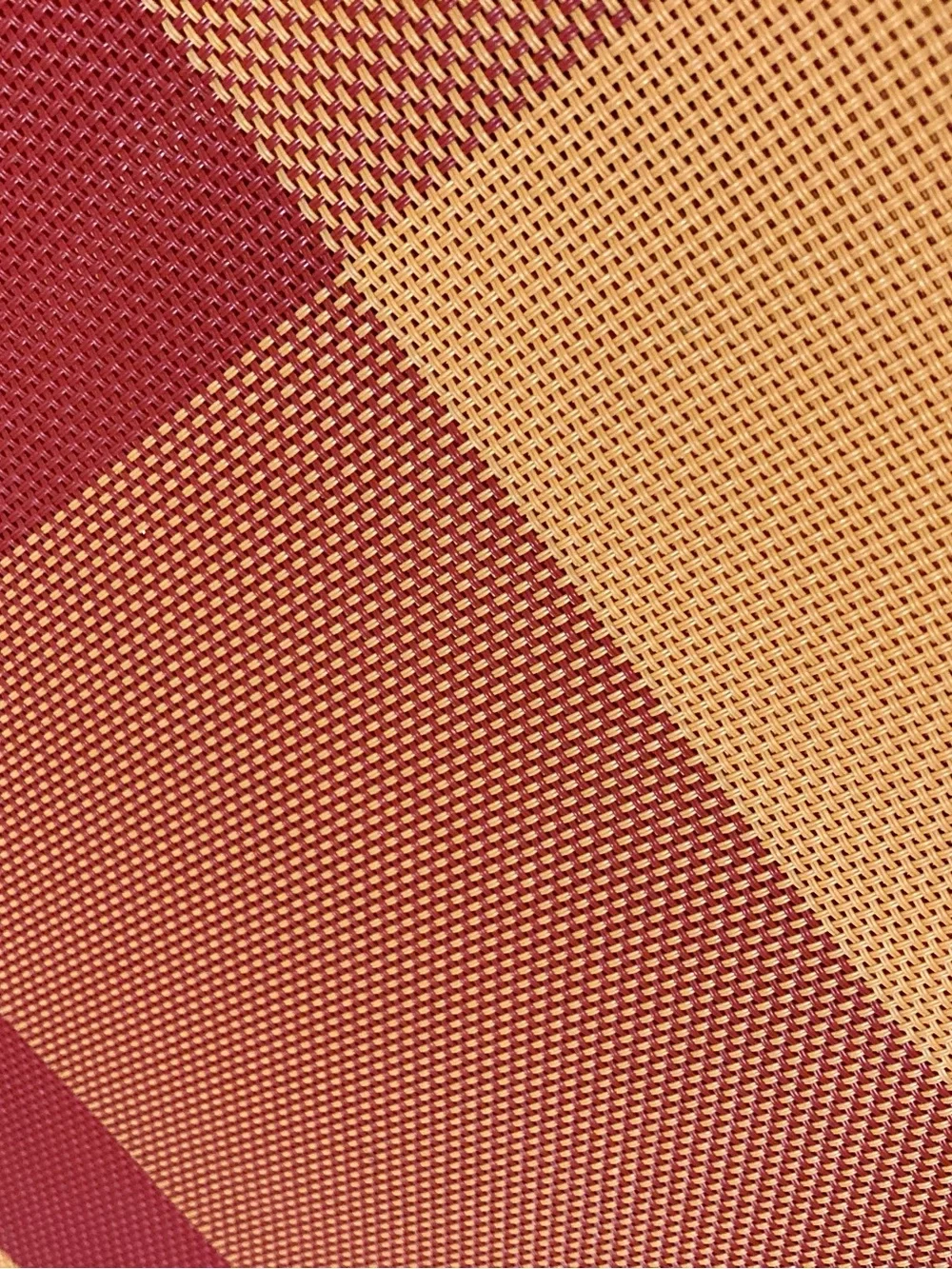 Source Unknown Red and Orange Checkered Disposable Table Placemats